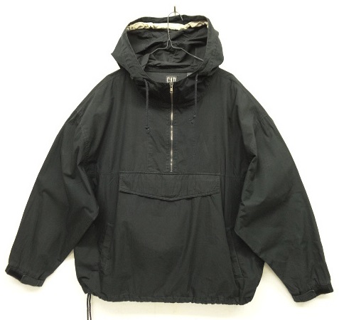 画像: 90'S GAP 旧タグ コットン アノラックパーカー BLACK (VINTAGE) 「Jacket」 入荷しました。