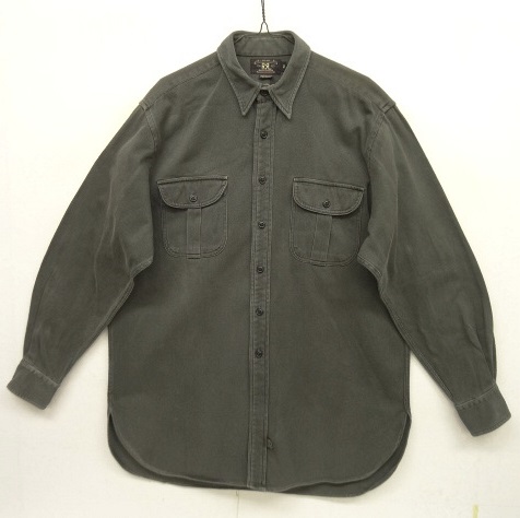 画像: 90'S RRL 初期 三ツ星タグ ヘビーツイル ワークシャツ USA製 (VINTAGE) 「L/S Shirt」 入荷しました。