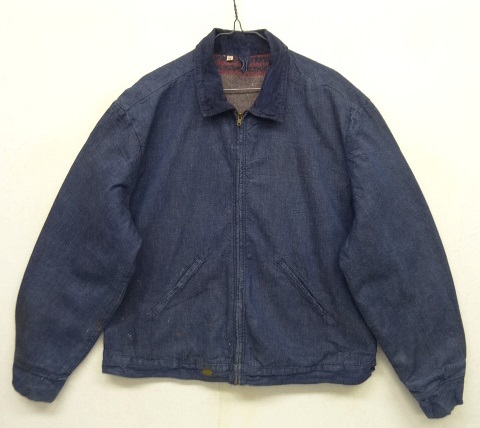 画像: 70'S UNKNOWN ブランケット入り デニム ジャケット TALONジップ (VINTAGE) 「Jacket」 入荷しました。