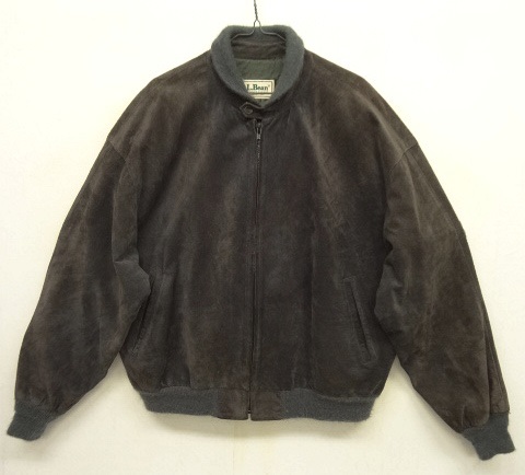 画像: 80'S LL Bean 裏地付き スウェード ドリズラージャケット チャコール (VINTAGE) 「Jacket」 入荷しました。