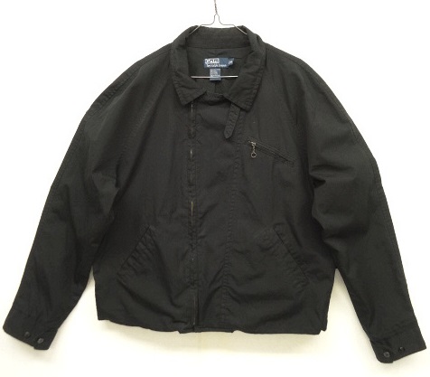 画像: 90'S RALPH LAUREN コットン ダブルライダースジャケット BLACK (VINTAGE) 「Jacket」 入荷しました。
