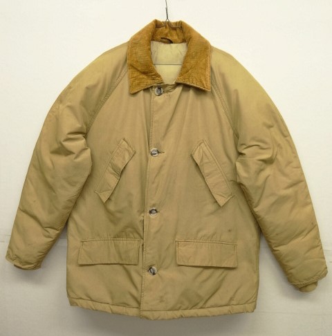 画像: 80'S LL Bean 襟コーデュロイ グースダウンジャケット USA製 (VINTAGE) 「Jacket」 入荷しました。