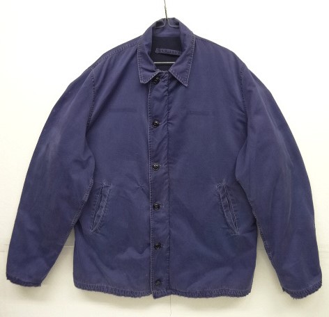 画像: 70'S アメリカ軍 US NAVY ユーティリティジャケット ナス紺 (VINTAGE) 「Jacket」 入荷しました。