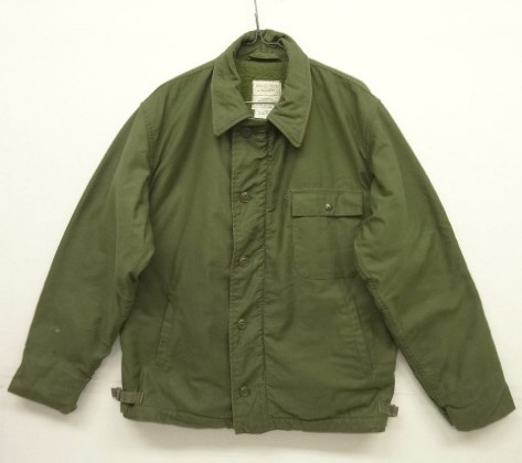 画像: 80'S アメリカ軍 US NAVY "A-2" バックステンシル入り デッキジャケット (VINTAGE) 「Jacket」 入荷しました。