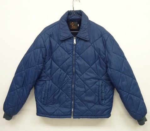 画像: 70'S SIR JAC 裏ボア付き キルティングジャケット ネイビー PRIDE製アルミジップ (VINTAGE) 「Jacket」 入荷しました。