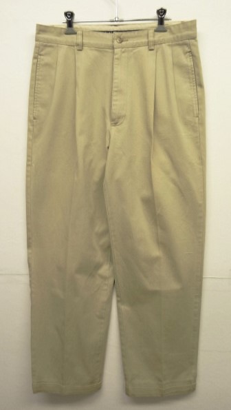 画像: 90'S RALPH LAUREN "HAMMOND PANT" ツープリーツ チノパンツ BEIGE (VINTAGE) 「Bottoms」 入荷しました。