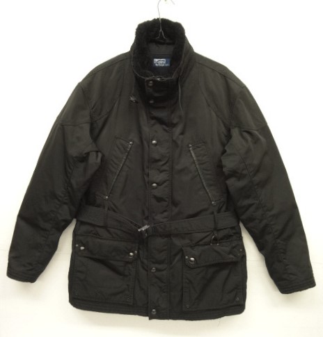 画像: 90'S RALPH LAUREN リアルラムファー付き 中綿入り ライダースジャケット BLACK (VINTAGE) 「Jacket」 入荷しました。