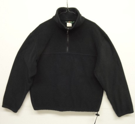 画像: 90'S J.CREW 旧タグ ハーフジップ フリースジャケット BLACK (VINTAGE) 「Jacket」 入荷しました。