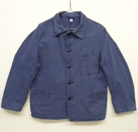 画像: 70'S ユーロワーク ヘリンボーンツイル ワークジャケット カバーオール (VINTAGE) 「Jacket」 入荷しました。