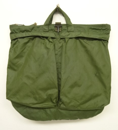 画像: 80'S アメリカ軍 USAF フライヤーズ ヘルメットバッグ ROBINブラスジップ (VINTAGE) 「Bag」 入荷しました。