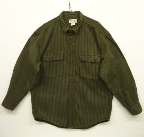 画像: 90'S BANANA REPUBLIC 旧タグ フラップ付きポケット ワークシャツ USA製 (VINTAGE) 「L/S Shirt」 入荷しました。
