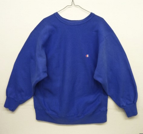 画像: 80'S CHAMPION トリコタグ リバースウィーブ ブルー USA製 (VINTAGE) 「Sweat Shirt」 入荷しました。