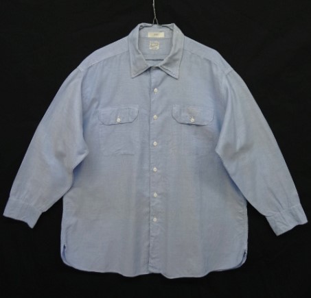 画像: 60'S CONQUEROR マチ付き オックスフォード 長袖シャツ ブルー USA製 (VINTAGE) 「L/S Shirt」 入荷しました。