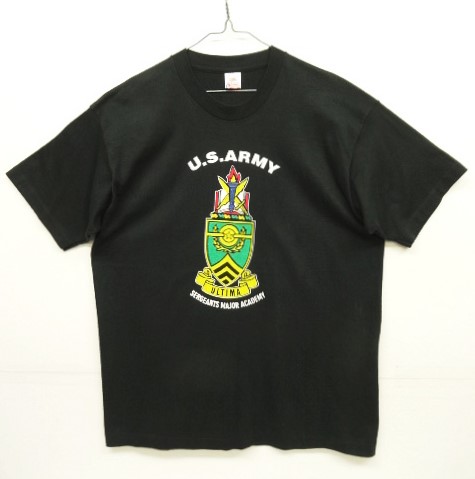 画像: 90'S アメリカ軍 US ARMY "FRUIT OF THE LOOM製" シングルステッチ 半袖 Tシャツ ブラック USA製 (DEADSTOCK) 「T-Shirt」 入荷しました。