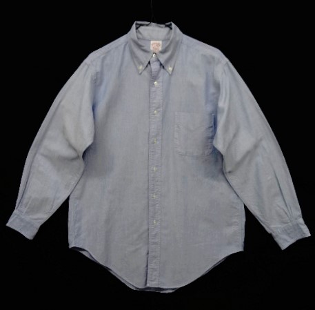 画像: 80'S BROOKS BROTHERS "MAKERS" オックスフォード BDシャツ ブルー USA製 (VINTAGE) 「L/S Shirt」 入荷しました。