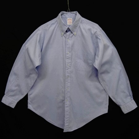 画像: 80'S BROOKS BROTHERS "MAKERS" ピンオックス BDシャツ ブルー USA製 (VINTAGE) 「L/S Shirt」 入荷しました。