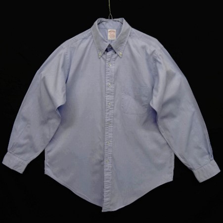 画像: 80'S BROOKS BROTHERS "MAKERS" ピンオックス BDシャツ ブルー USA製 (VINTAGE) 「L/S Shirt」 入荷しました。