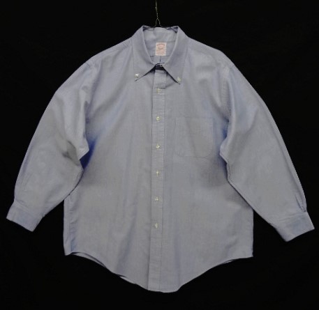 画像: 90'S BROOKS BROTHERS "MAKERS" オックスフォード BDシャツ ブルー USA製 (VINTAGE) 「L/S Shirt」 入荷しました。