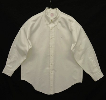 画像: 80'S BROOKS BROTHERS "MAKERS" オックスフォード BDシャツ ホワイト USA製 (VINTAGE) 「L/S Shirt」 入荷しました。