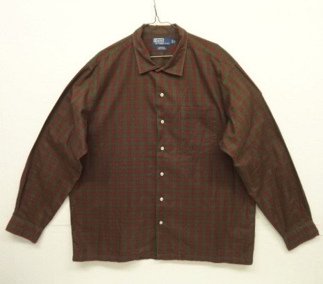 画像: 90'S RALPH LAUREN "CORBRIDGE" ポプリン 長袖 ボックスシャツ チェック柄 (VINTAGE) 「L/S Shirt」 入荷しました。
