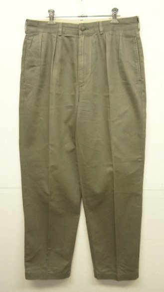 画像: 90'S RALPH LAUREN "ANDREW PANT" ツープリーツ チノパンツ KHAKI (VINTAGE) 「Bottoms」 入荷しました。