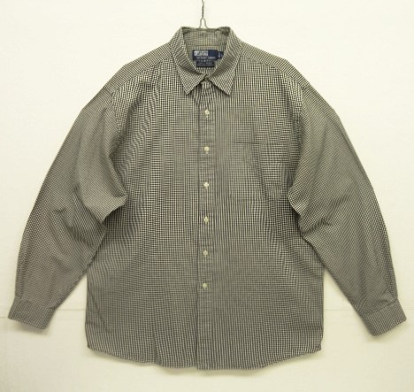 画像: 90'S RALPH LAUREN "LOWELL SPORT" 2PLYコットン 長袖 シャツ ギンガムチェック (VINTAGE) 「L/S Shirt」 入荷しました。