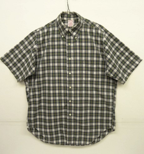 画像: 90'S BROOKS BROTHERS ポプリン 半袖 BDシャツ タータンチェック USA製 (VINTAGE) 「S/S Shirt」 入荷しました。