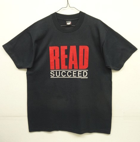 画像: 90'S READ SUCCEED シングルステッチ 半袖 Tシャツ ブラック USA製 (VINTAGE) 「T-Shirt」 入荷しました。