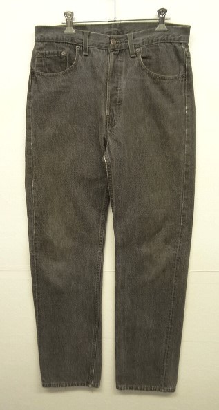 画像: 90'S LEVIS 501 デニム 先染めBLACK USA製 W32L32 (VINTAGE) 「Bottoms」 入荷しました。