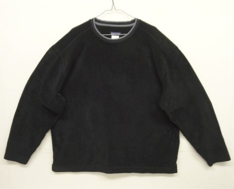 画像: 05'S PATAGONIA "RHYTHM" 刺繍入り フリース クルーネック ブラック (VINTAGE) 「Sweat Shirt」入荷しました。