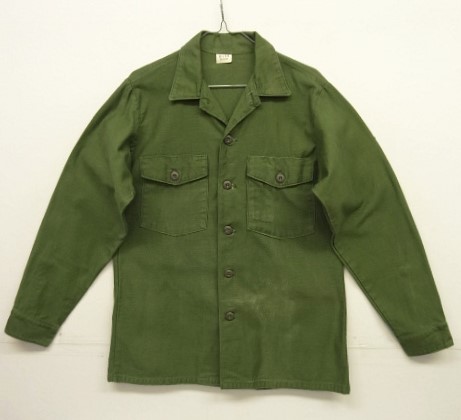 画像: 60'S アメリカ軍 US ARMY "OG107" コットンサテン ユーティリティシャツ (VINTAGE) 「L/S Shirt」入荷しました。