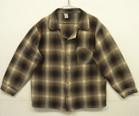 画像: UNKNOWN オープンカラーシャツ オンブレチェック (VINTAGE) 「L/S Shirt」入荷しました。