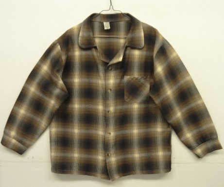 画像: UNKNOWN オープンカラーシャツ オンブレチェック (VINTAGE) 「L/S Shirt」入荷しました。