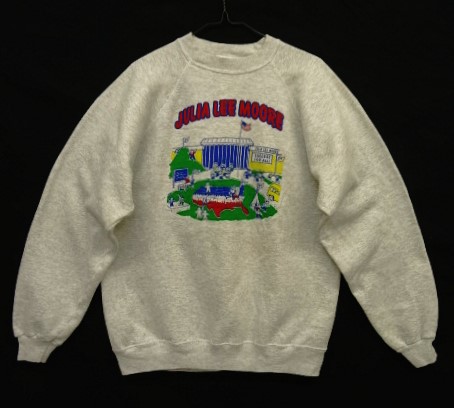 画像: 90'S HANES "JULIA LEE MOORE" クルーネック ラグランスリーブ スウェットシャツ ヘザーグレー USA製 (VINTAGE) 「Sweat Shirt」入荷しました。