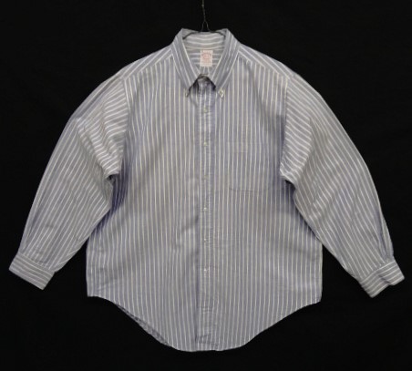 画像: 80'S BROOKS BROTHERS "MAKERS" オックスフォード BDシャツ ストライプ USA製 (VINTAGE) 「L/S Shirt」入荷しました。