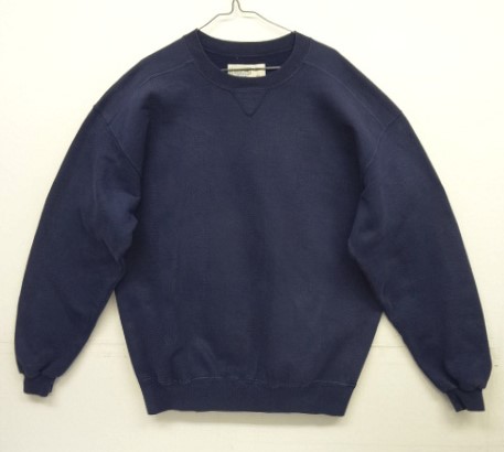 画像: 80'S LL Bean by RUSSELL ATHLETIC 前Vガゼット スウェットシャツ ネイビー USA製 (VINTAGE) 「Sweat Shirt」入荷しました。