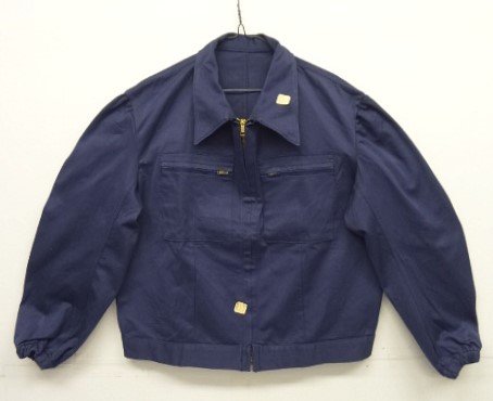 画像: 70'S ユーロワーク フルジップ ワークジャケット TAURUSコの字留めジップ ネイビー (DEADSTOCK) 「Jacket」入荷しました。