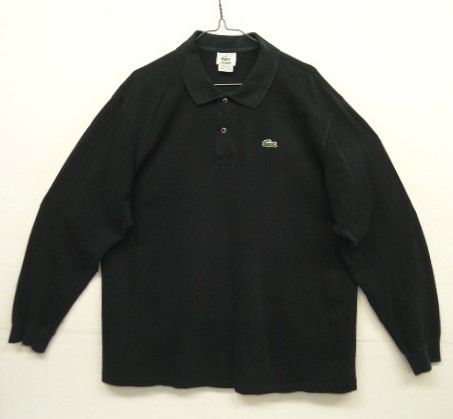 画像: 90'S CHEMISE LACOSTE 長袖 ポロシャツ ブラック フランス製 (VINTAGE) 「L/S Shirt」入荷しました。
