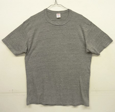 画像: 80'S JERZEES by RUSSELL シングルステッチ 半袖 Tシャツ ヘザーグレー USA製 (VINTAGE) 「T-Shirt」入荷しました。