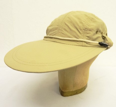 画像: 80'S THE EAGLE CAP 3PLYコットン ロングビル キャップ ベージュ USA製 (VINTAGE) 「Cap」入荷しました。