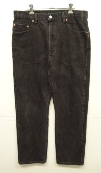 画像: 90'S LEVIS 505 デニム ブラック W36L30 USA製 (VINTAGE) 「Bottoms」入荷しました。