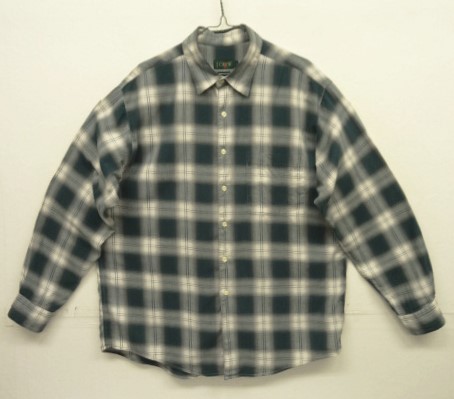 画像: 90'S J.CREW 旧タグ コットン 長袖シャツ オンブレチェック (VINTAGE) 「L/S Shirt」入荷しました。