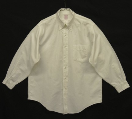 画像: 90'S BROOKS BROTHERS "MAKERS" オックスフォード BDシャツ ホワイト USA製 (VINTAGE) 「L/S Shirt」入荷しました。