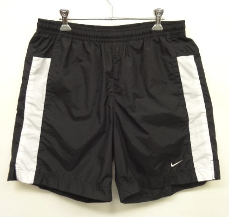 画像: NIKE ナイロンショーツ ブラック/ホワイト (VINTAGE) 「Shorts」入荷しました。