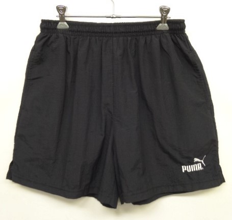 画像: PUMA ナイロンショーツ ブラック カナダ製 (VINTAGE) 「Shorts」入荷しました。