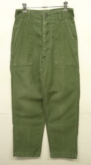 画像: 70'S アメリカ軍 US ARMY "OG107" コットンサテン ベイカーパンツ (VINTAGE) 「Bottoms」入荷しました。