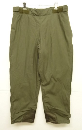 画像: 80'S ドイツ軍 裏地ボア サイドジップ付き コールドウェザーパンツ カーキ (DEADSTOCK) 「Bottoms」入荷しました。