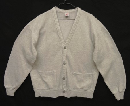 画像: 80'S JERZEES スウェット カーディガン グレー USA製 (VINTAGE) 「Sweat Shirt」入荷しました。
