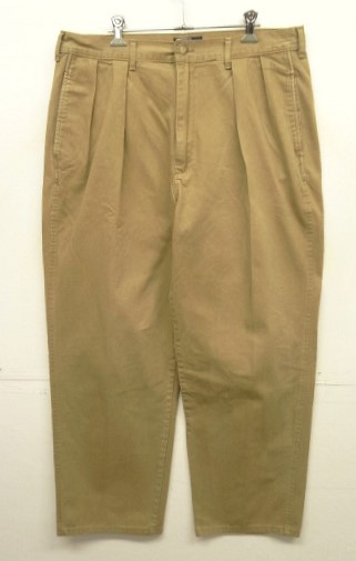 画像: 90'S RALPH LAUREN ツープリーツ チノパンツ タン USA製 (VINTAGE) 「Bottoms」入荷しました。