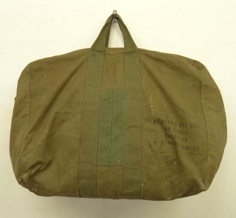 画像: 40'S アメリカ軍 ARMY AIR FORCE & NAVY "AN6505-1" アビエイターズキットバッグ CONMARコの字留めジップ (VINTAGE) 「Bag」入荷しました。